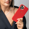 Crimson Red iPhone Leather Case