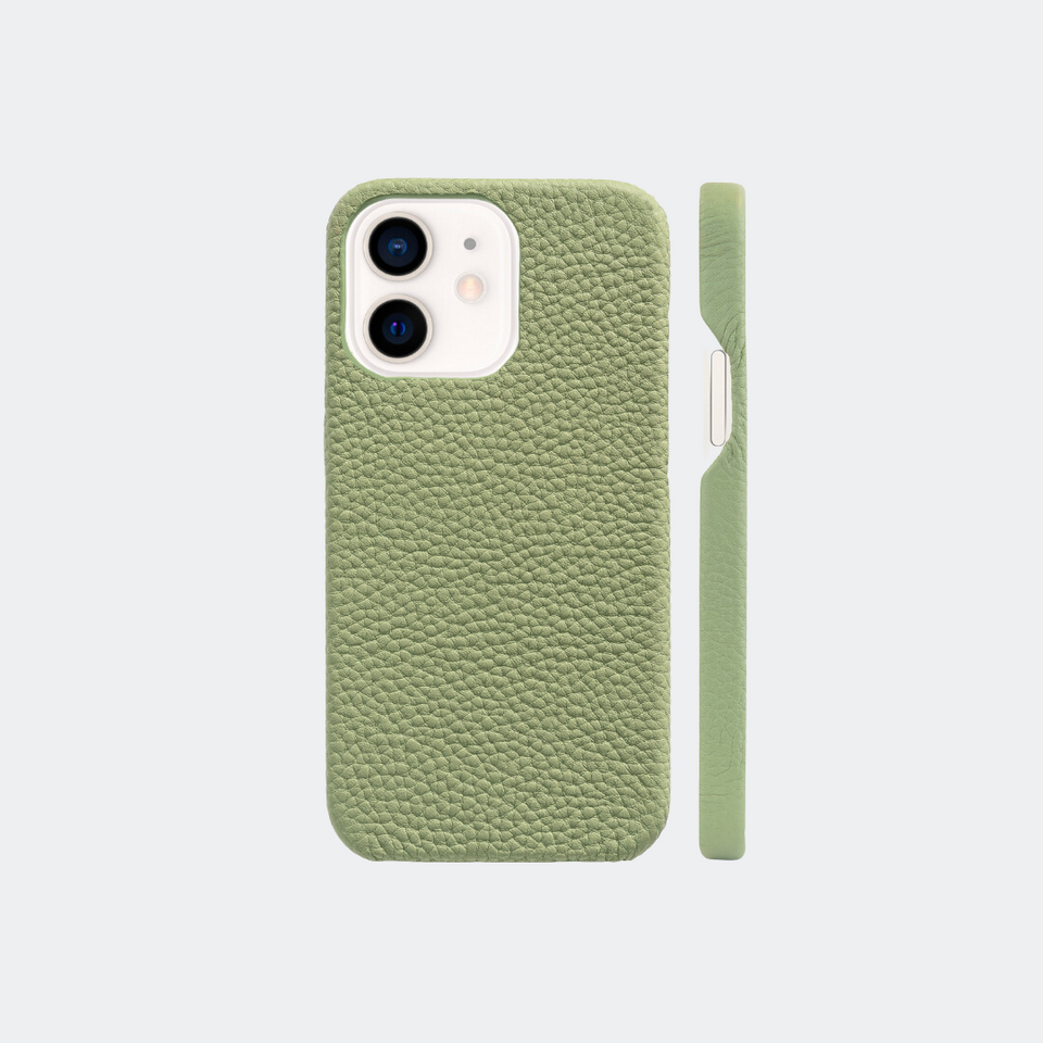 Zoe Matcha iPhone Leather Case