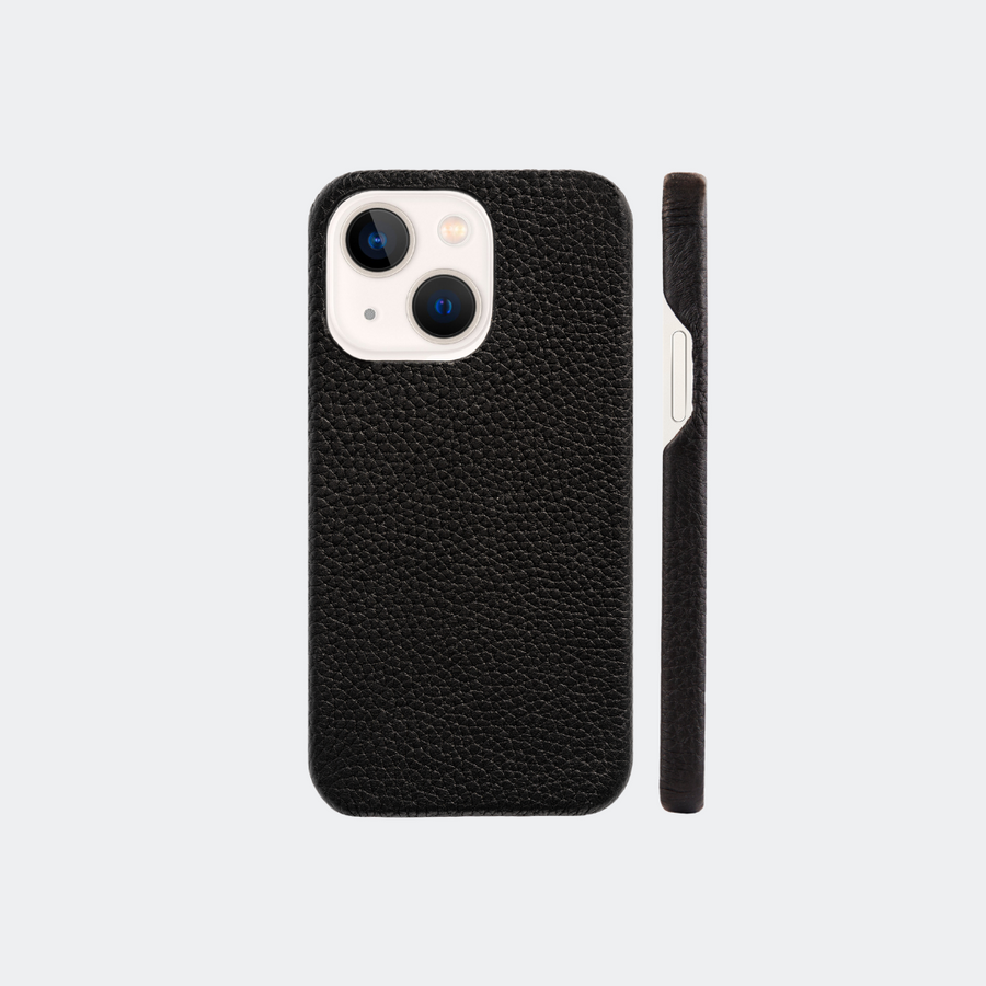 Black Leather Phone Case Sergio Scali - Main Image